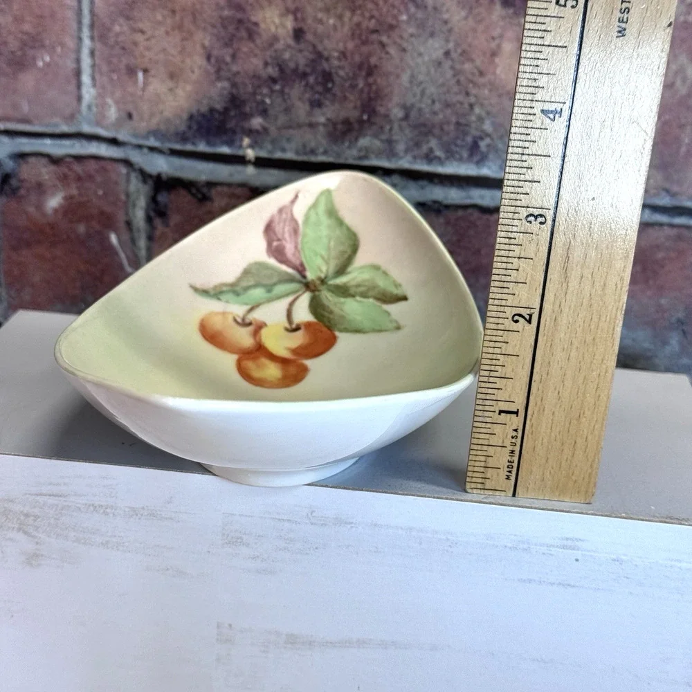 Rare Vtg Alka Kunst Bavaria West Germany‎ Oblong Olive Dish Serving Bowl MCM